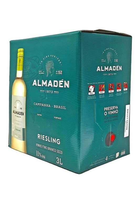 Bag 3 Litros Almaden Branco Riesling 3 Lts - Brasil