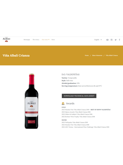 Viña Albali Crianza