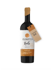 VINHO ROOTS MERLOT VINIFICACAO INTEGRAL ZANOTTO 750 ML