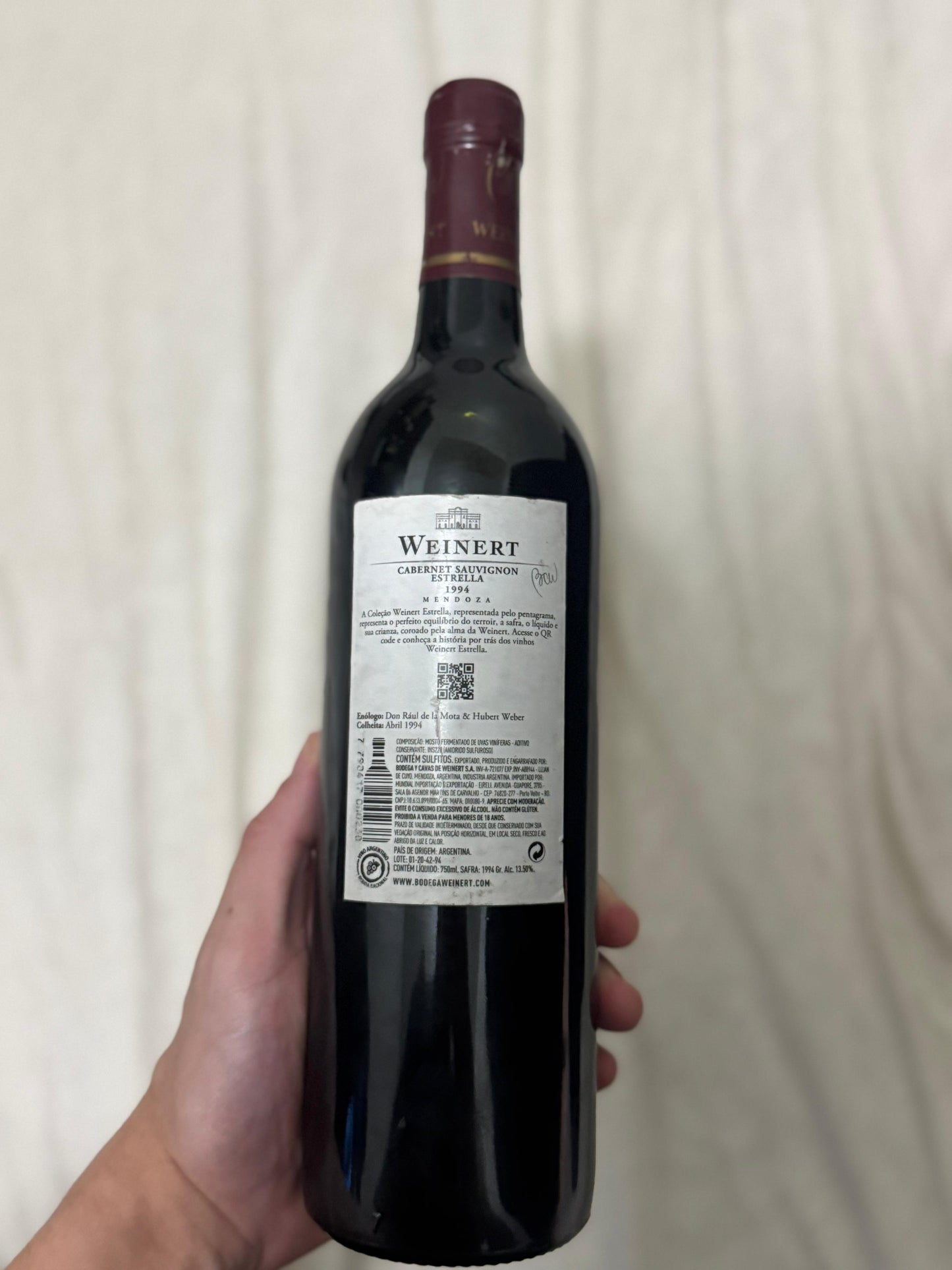 Weinert Cabernet Sauvignon Estrella 1994