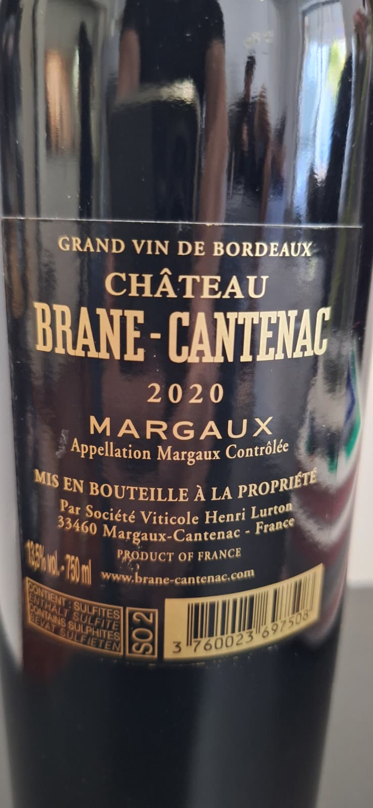 Château Brane-Cantenac Margaux 2020