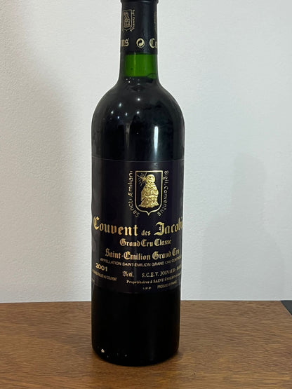 Couvent des Jacobins Saint-Emilion Grand Cru 2001
