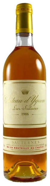 Chateau d'Yquem 1986 375ml