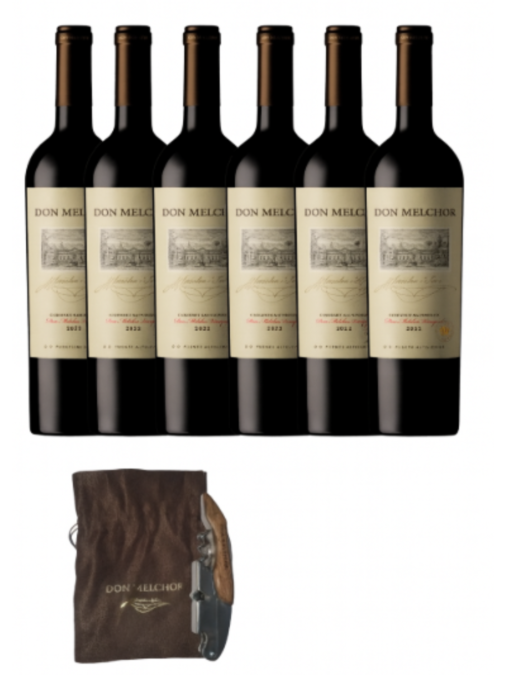 Kit Don Melchor 2021 com 6 unidades + Saca-Rolhas Personalizado