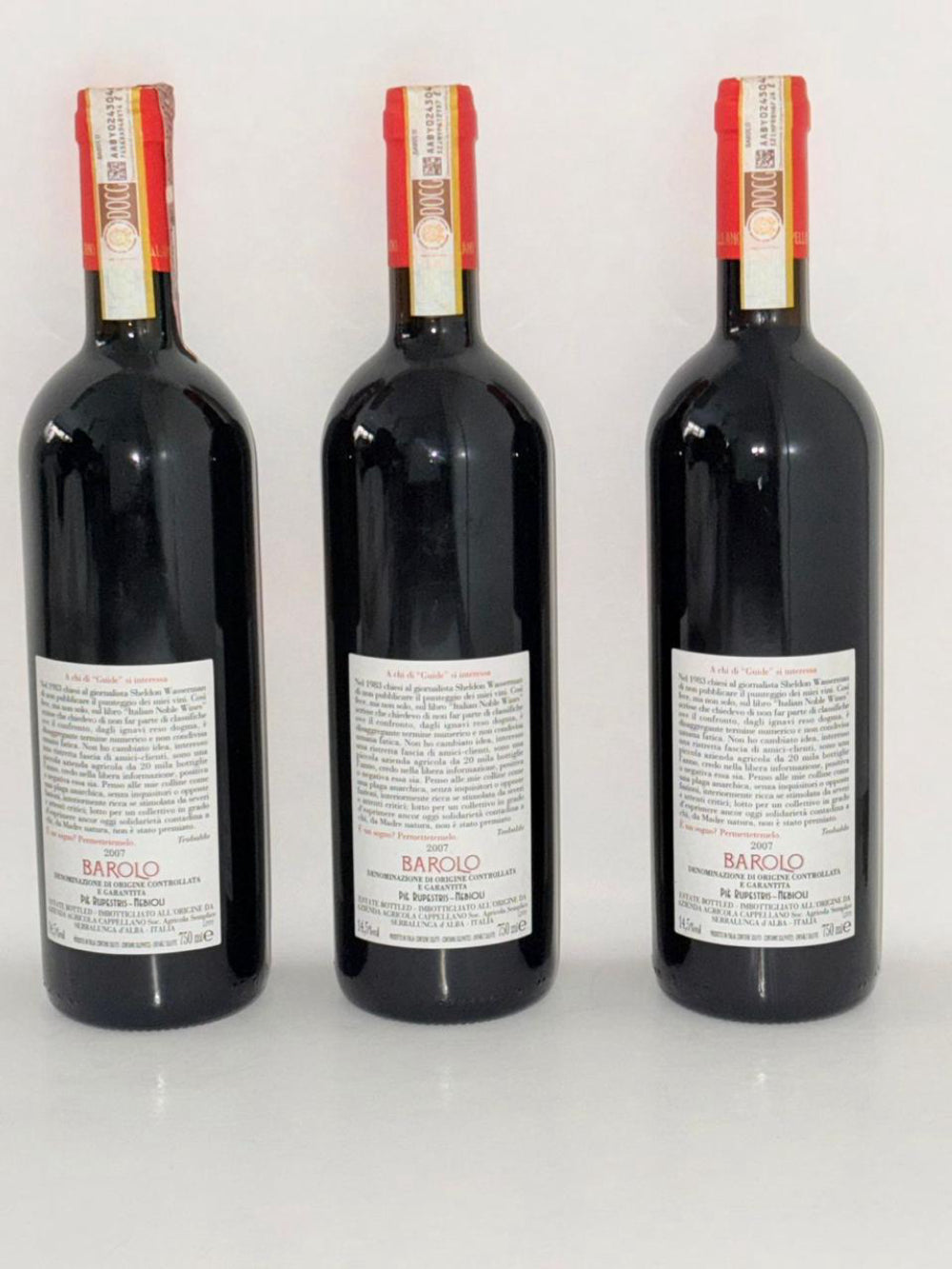 Barolo Cappellano Otin Fiorin Piè Rupestris 2007