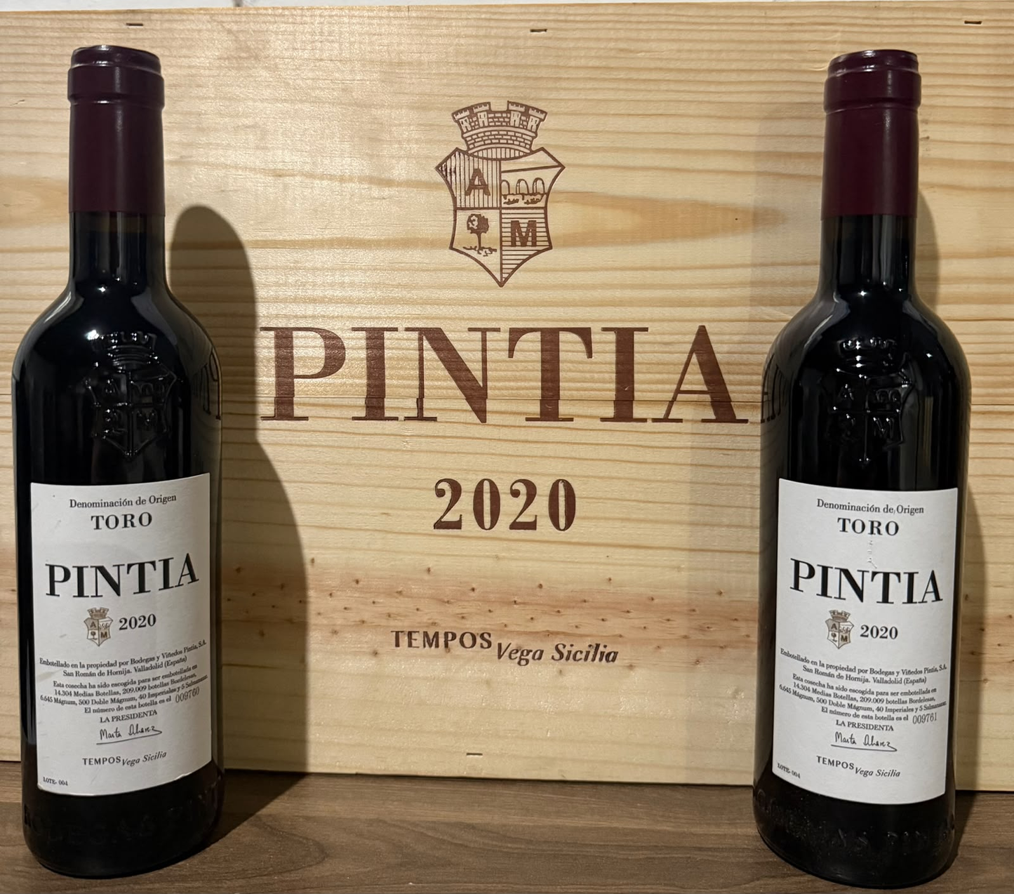 Caixa com 6un - Pintia 2020 375ml