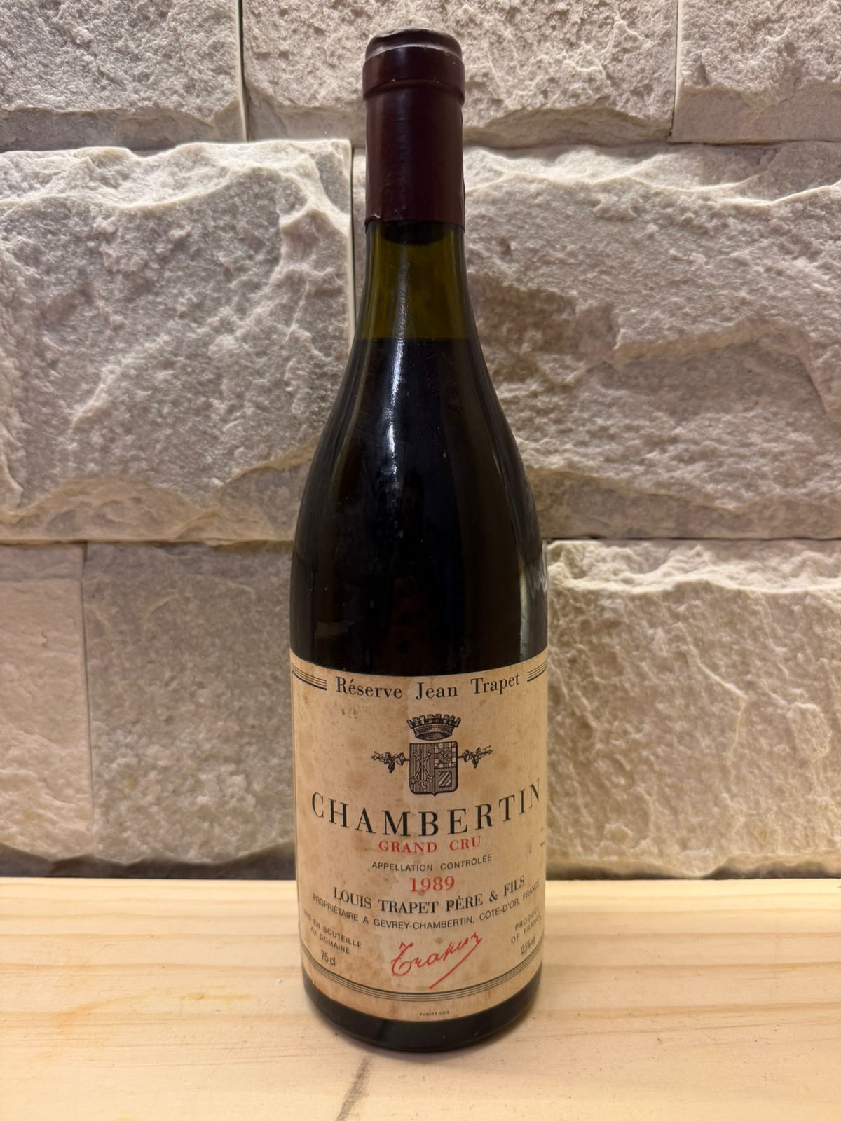 Louis Trapet Chambertin Grand Cru 1989