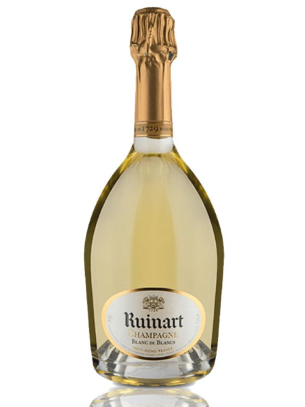 10 garrafas Ruinart Blanc de Blancs