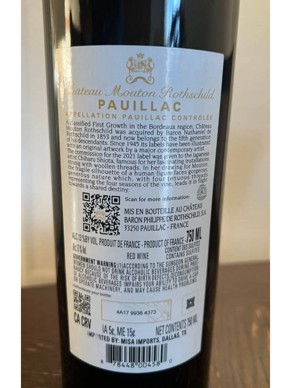 Château Mouton Rothschild 2021 – Wine Trader- Seu marketplace de vinho