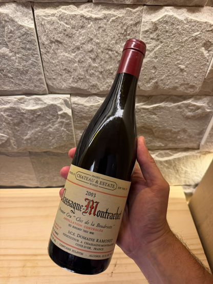 Domaine Ramonet Chassagne-Montrachet 1er Cru "Clos de la Boudriotte" Rouge 2003