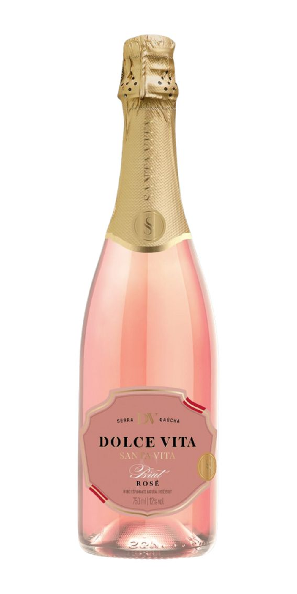 ESPUMANTE NAC DOLCE VITA BRUT ROSE 750ML