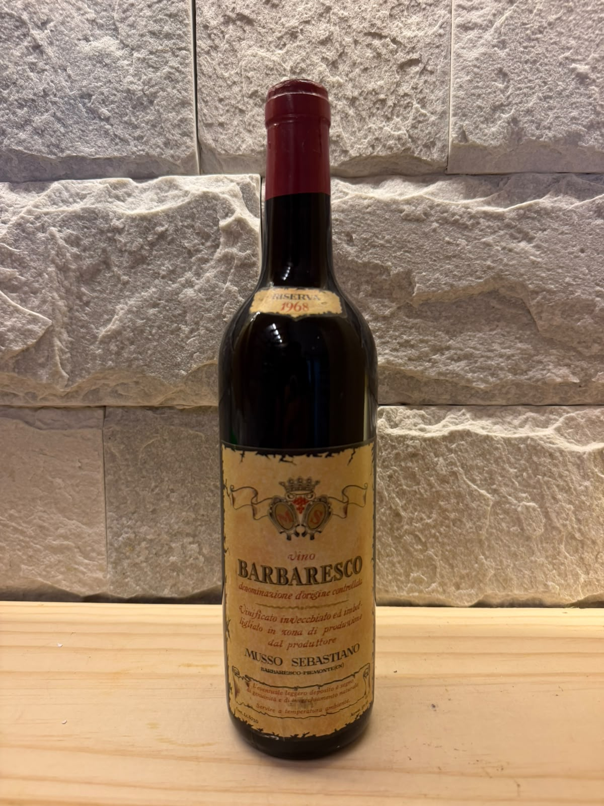 Musso Sebastiano Barbaresco Riserva 1968 – Wine Trader- Seu