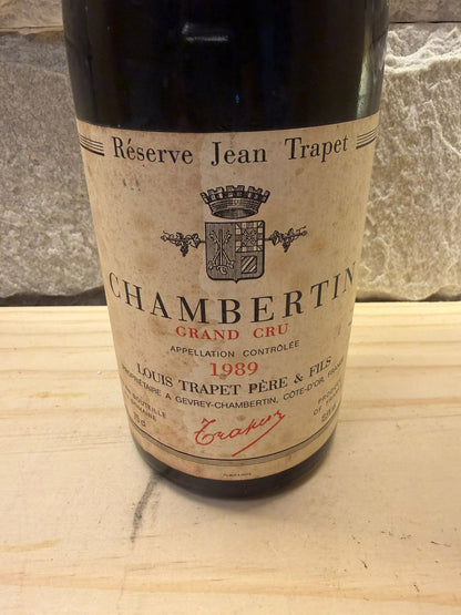 Louis Trapet Chambertin Grand Cru 1989