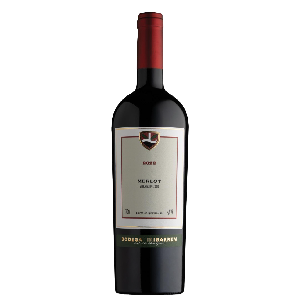 Vinho Tinto Bodega Iribarrem Merlot 2022 750ml