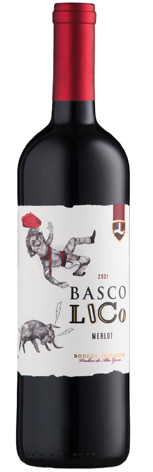 Vinho Tinto Basco Loco Merlot 2022 750ml