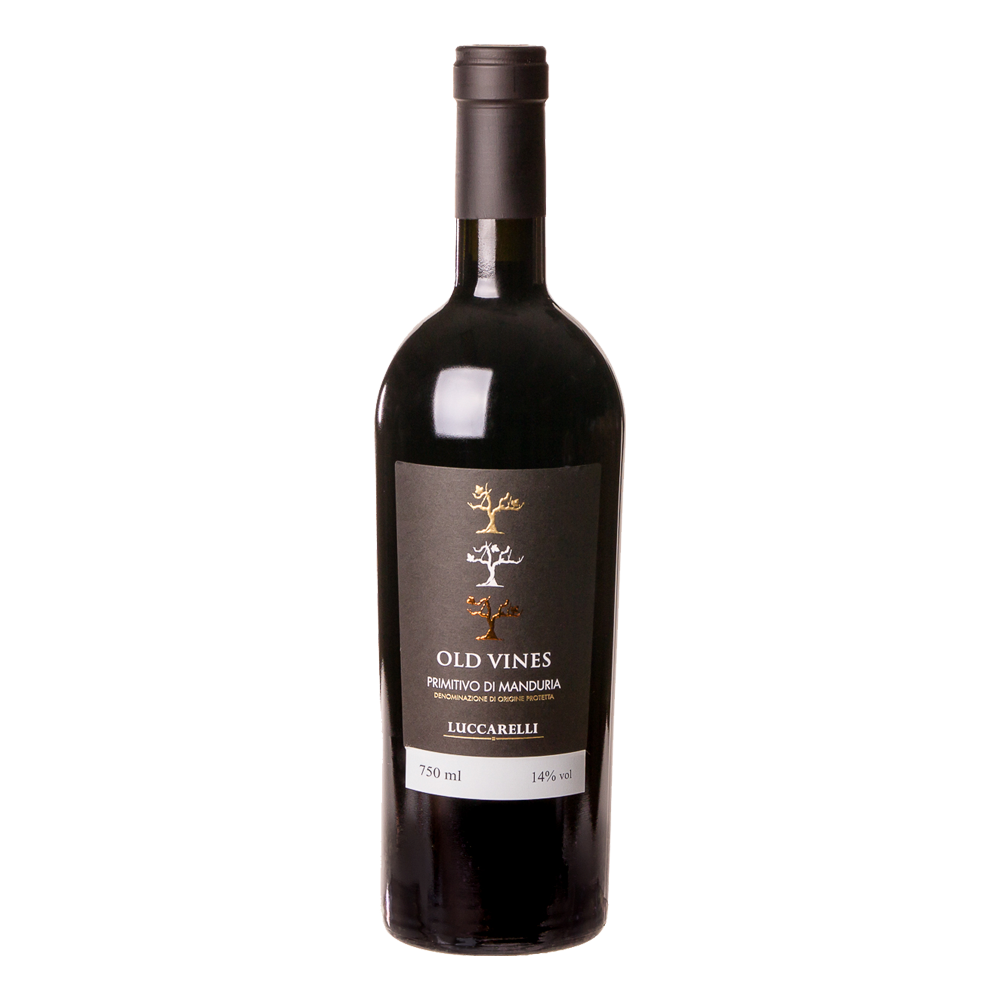 Vinho Tinto Italiano Luccarelli Primitivo di Manduria Old Vines 750ml