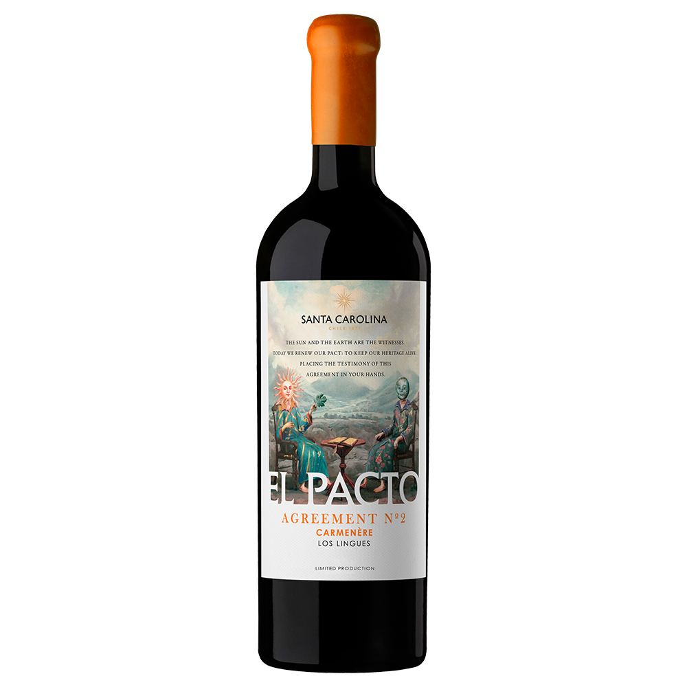 Vinho Chileno Santa Carolina El Pacto Carmenere 750ml