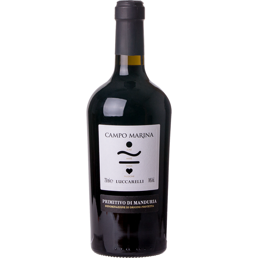 Vinho Tinto Italiano Luccarelli Campo Marina Primitivo di Manduria 750ml