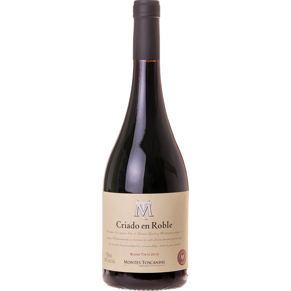 Vinho Tinto Uruguaio Montes Toscanini Criado em Roble Blend 750ml