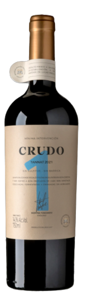 Vinho Tinto Uruguaio Montes Toscanini Crudo Tannat n°1 2021 750ml