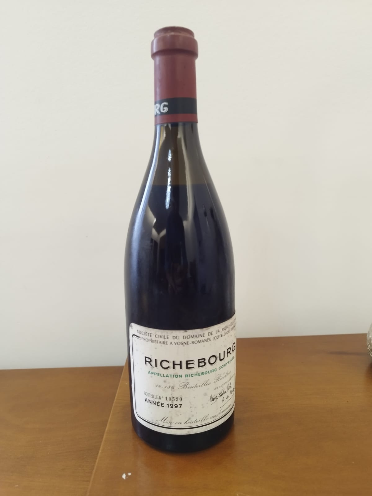 Domaine de la Romanée-Conti Richebourg Grand Cru DRC 1987 – Wine