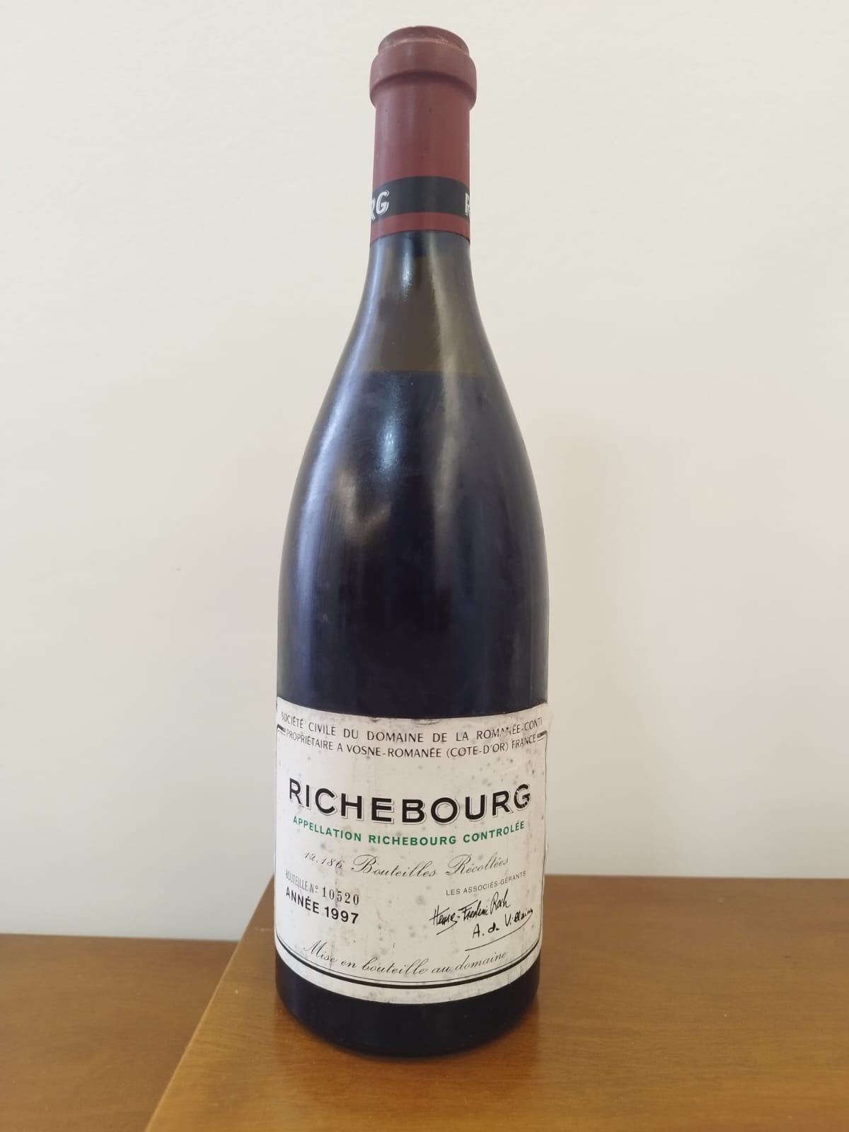 Domaine de la Romanée-Conti Richebourg Grand Cru DRC 1987 – Wine
