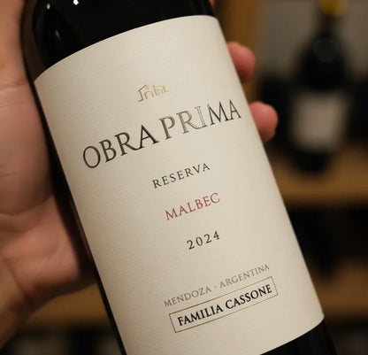 Vinho Tinto Obra Prima Reserva Malbec Argentino