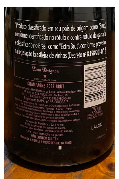 Champagne Dom Pérignon Rosé 2006 750Ml