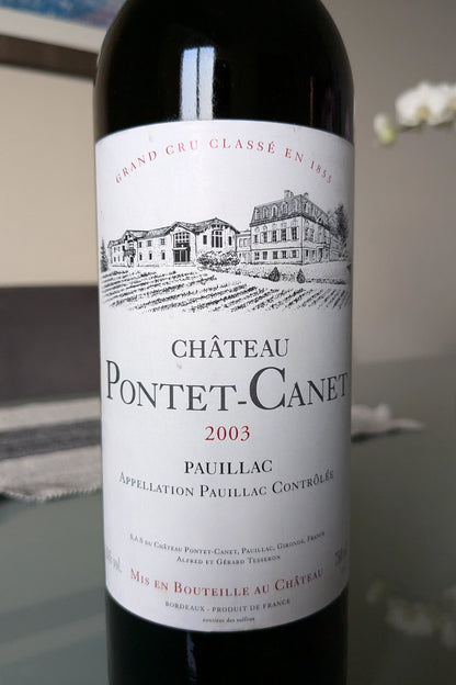 Chateau Pontet Canet 2003