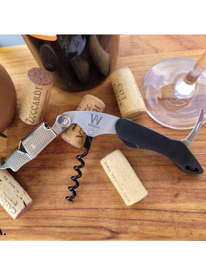 Abridor De Vinho Profissional Cabo De Plástico