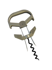 Abridor De Vinho 2 Lâminas Com Saca Rolhas Para Vinho Antigo