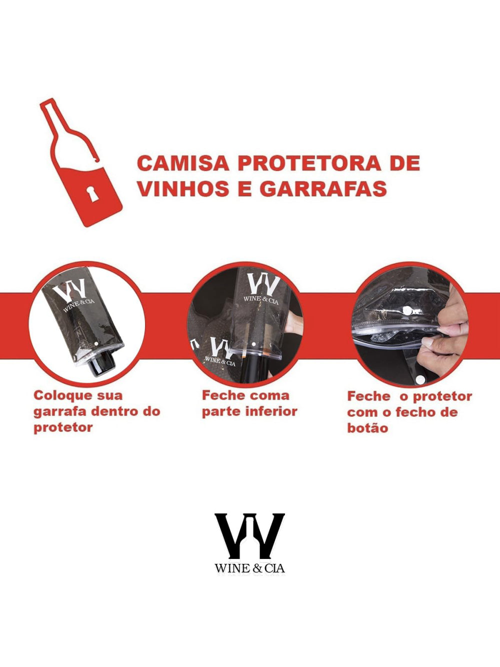 1 Wine Skin Fumê Para Transportar Garrafas De Vinho