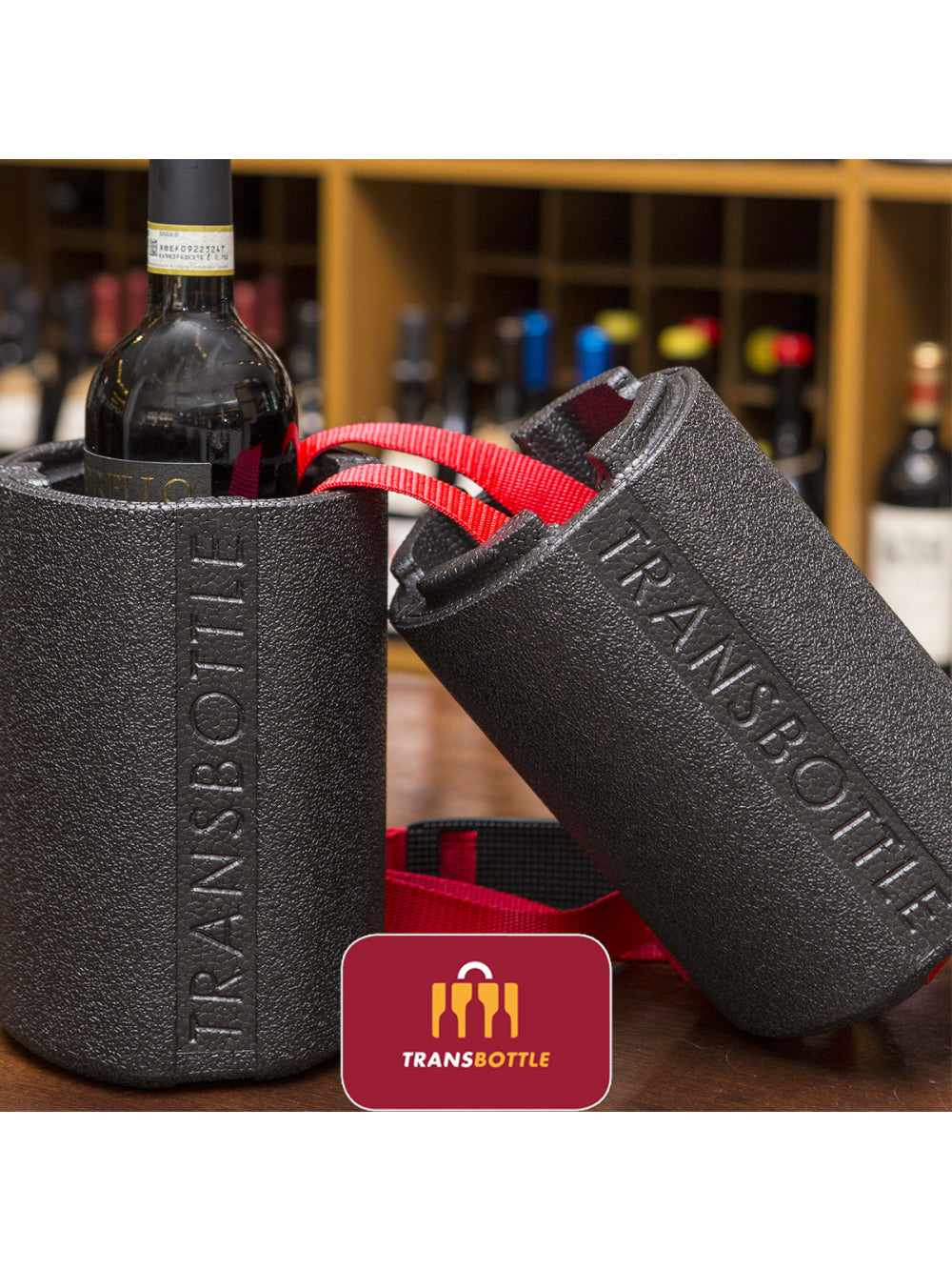 Transbottle para 1 garrafa + Gelo Artificial Reutilizável