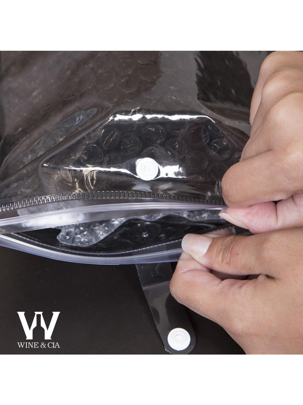 10 Wine Skin Fumê Para Transportar Garrafas De Vinho