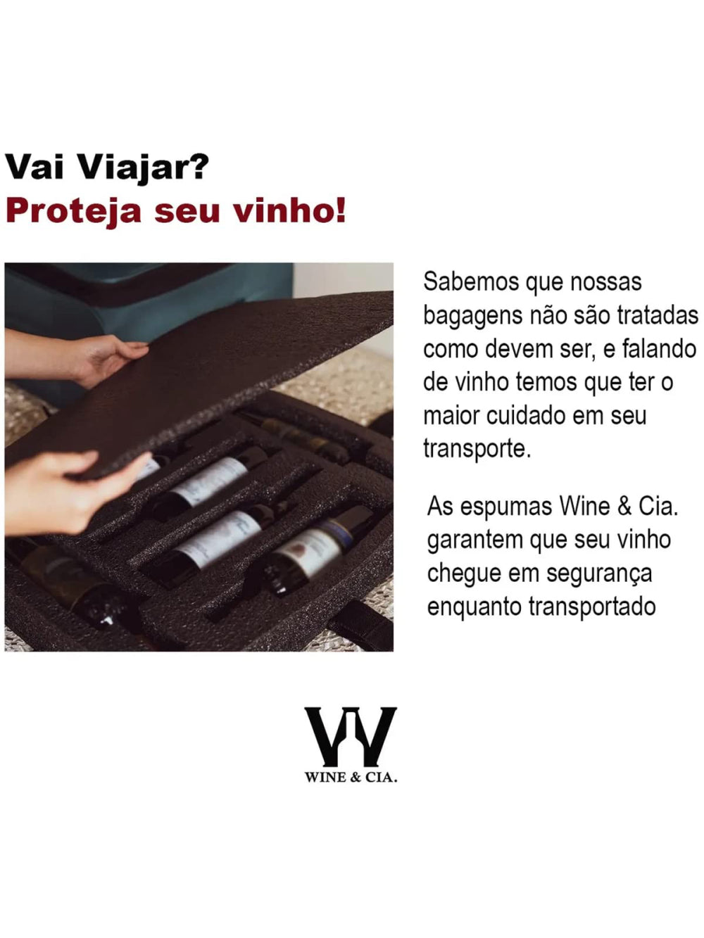 Espuma Potetora de Vinhos Para 12 Garrafas - Au Revoir