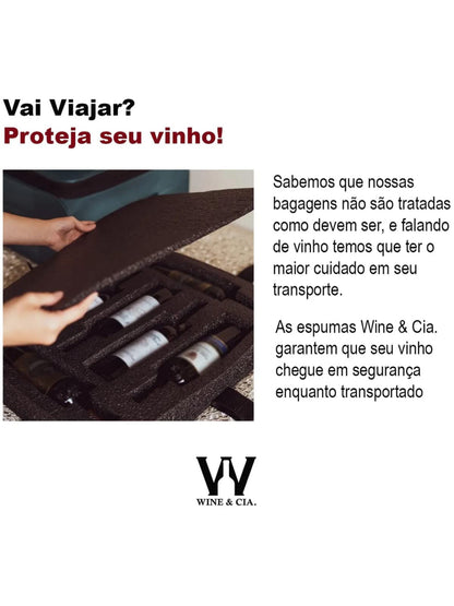 Espuma Potetora de Vinhos Para 12 Garrafas - Au Revoir
