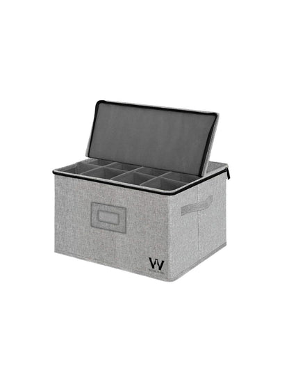 Box Degusta - 12 Taças Cor Cinza