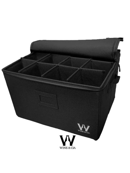 Box Degusta - 12 Taças Cor Preto