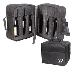 Mala Com Espuma Protetora EZ Trip Preto 6 Garrafas