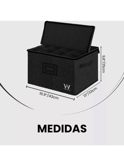Box Degusta - 12 Taças Cor Preto