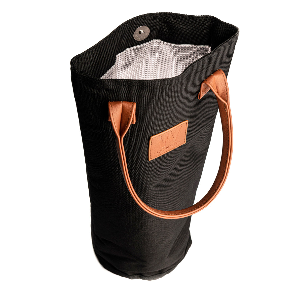 Wine Bag Para 1 Garrafas de Vinho Termica Wine & Cia Preta