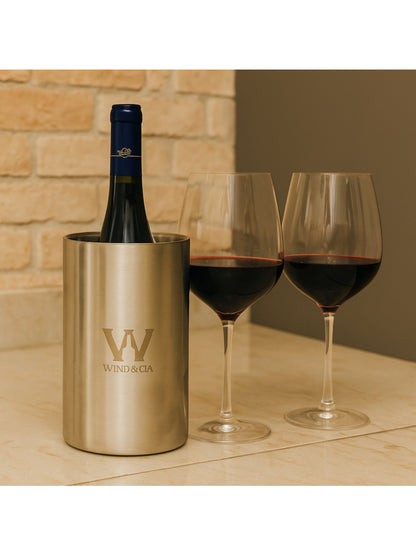 Cooler De Aço Inox Ice Bucket