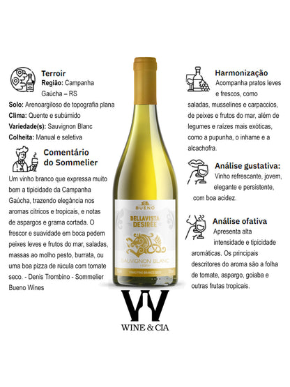 Vinho Bueno Sauvignon Blanc - Safra 2023