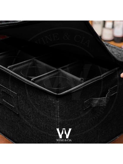 Box Degusta - 12 Taças Cor Preto