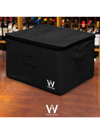 Box Degusta - 12 Taças Cor Preto