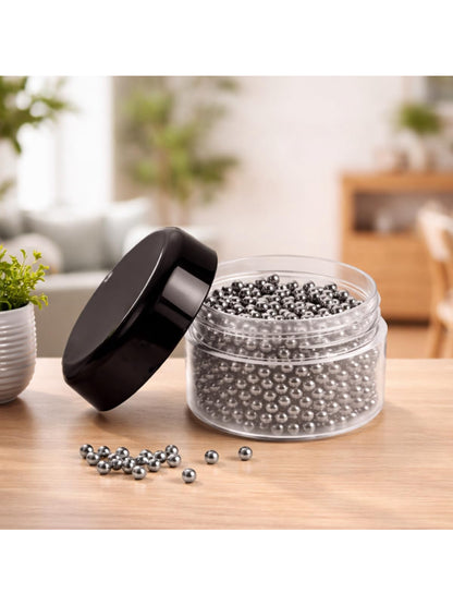 Kit Para Limpeza - Bolinhas De Aço, Escova Flexível E Suporte Para Decanter