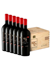 Kit 6 Vinhos Dal 1947 Primitivo di Manduria - Caixa de madeira