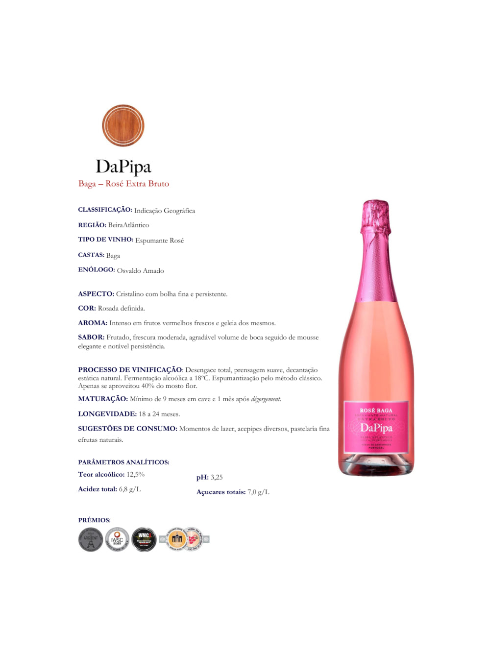 DaPipa Espumante Rosé Brut