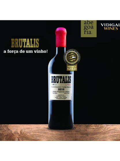 Brutalis Vinho Tinto Português - Caixa indiv. madeira