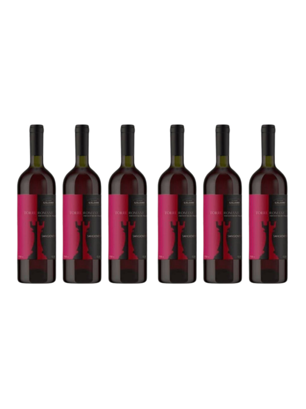 Torre Romanica Ettore Galasso Sangiovese Tinto - Caixa com 6
